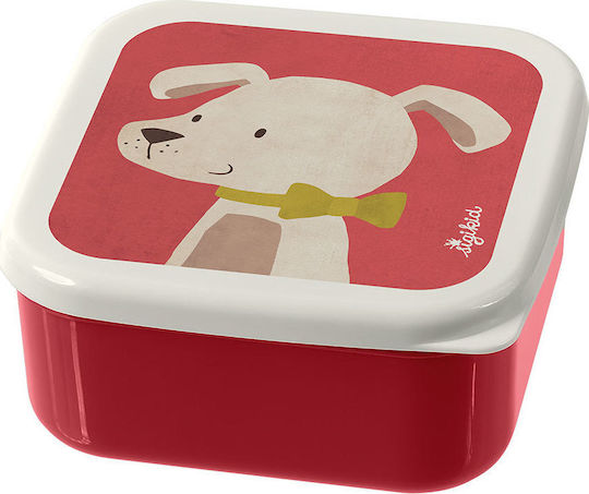Sigikid Plastic Kids' Lunch Set Red x x 7cm