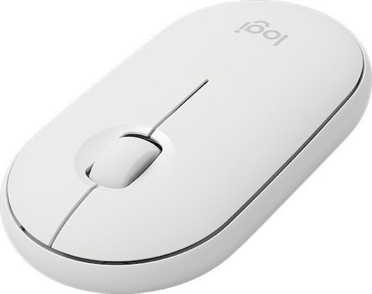 Logitech Pebble M350 Kabellos Bluetooth Maus Off-White