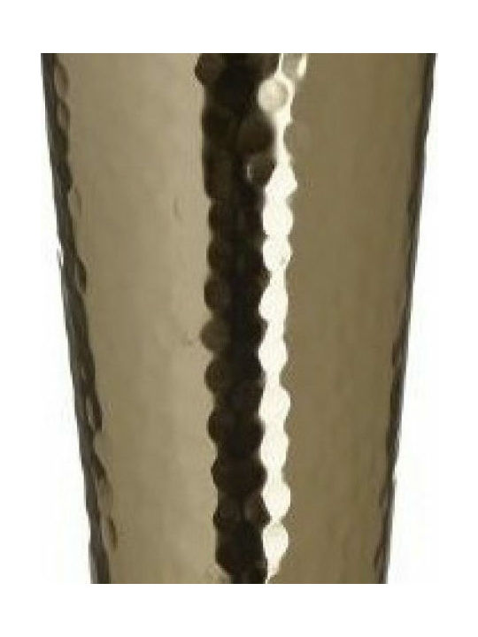 Inart Decorative Vase Gold 13x13x41cm