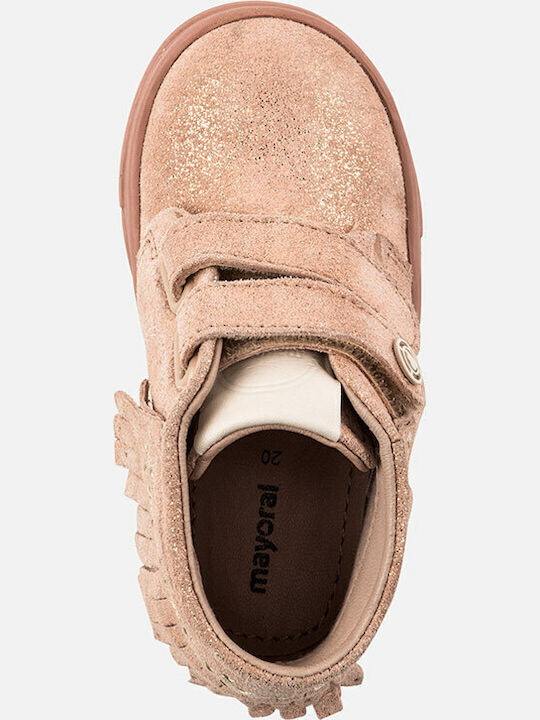 Kids Sneakers High with Scratch Gold