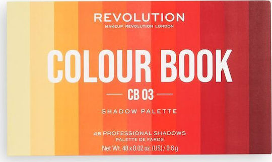 Revolution Beauty Colour Book Παλέτα με Σκιές Ματιών σε Στερεή Μορφή CB03 38.4gr