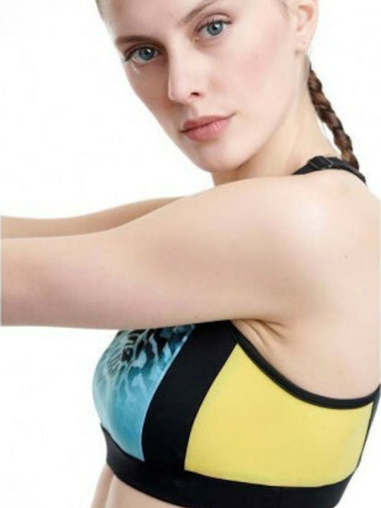 BodyTalk Fit & the City 1201-905824 Femei Atletic Sutien sport Lămâie / Negru 1201-905824-72010