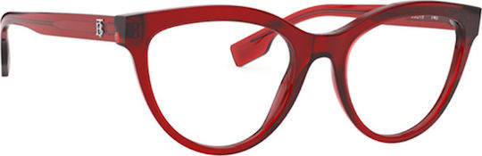 Burberry Plastic Eyeglass Frame Red BE2311 3495