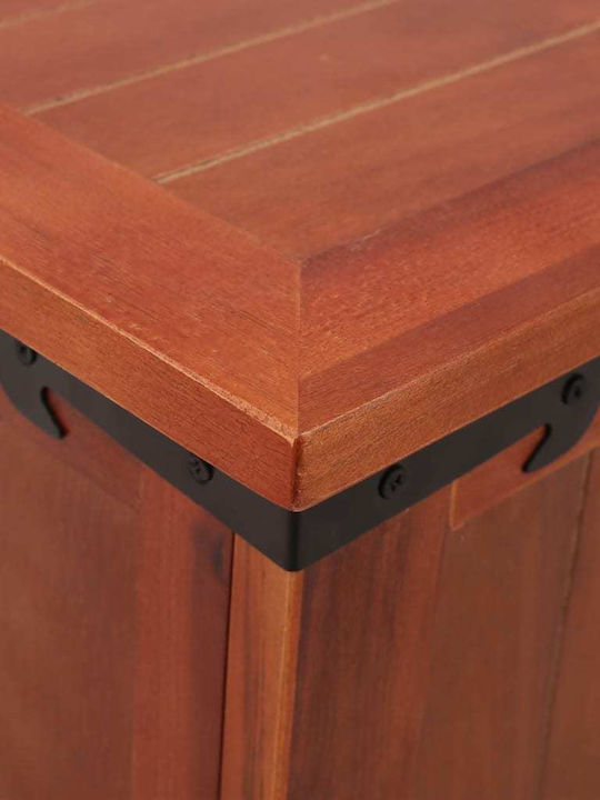 vidaXL Wooden Decorative Trunk Brown 60x25x22cm