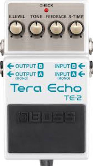 Boss TE-2 Pedals Effect Reverb Electroacoustic Instruments, Electric Guitar and Electric Bass