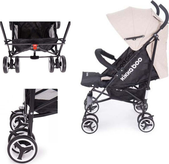 Kikka Boo Beetle Umbrella Stroller Suitable from 6+ Months Beige 6kg