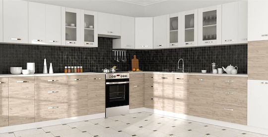 Charlotte Kitchen Floor Drawer Unit Oaks 46.5x40x82pcs