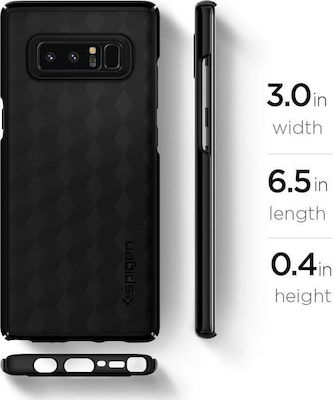 Spigen Thin Fit Umschlag Rückseite Kunststoff Schwarz (Galaxy Note 8) 587CS22051