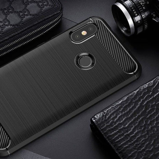 Hurtel Mi A2 Mi 6x Back Cover Silicone Black (Xiaomi Mi 6X/Mi A2)