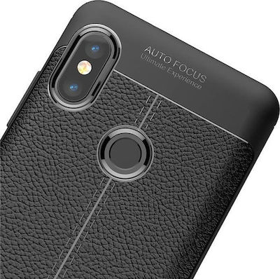 Hurtel Mi A2/Mi 6X Umschlag Rückseite Silikon Schwarz (Xiaomi Mi 6X/Mi A2)