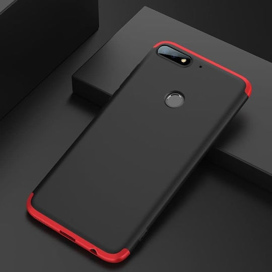 360 Vollschutz Kunststoff Rot (Huawei Y7 2018/Y7 Prime 2018)