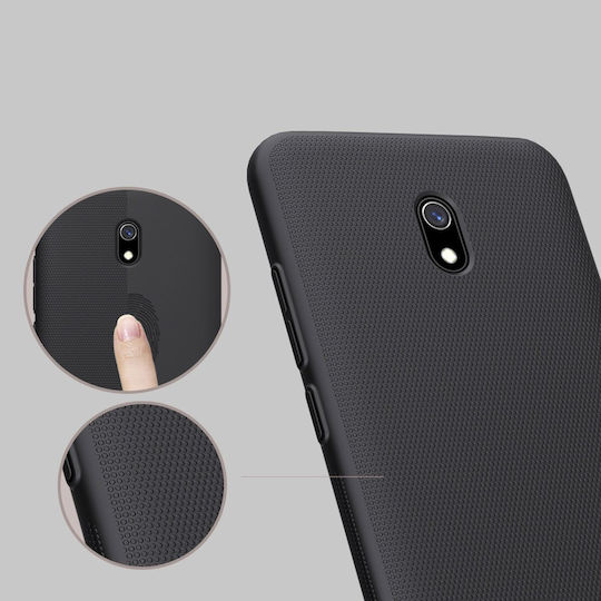 Nillkin Super Frosted Umschlag Rückseite Kunststoff Wasserdicht Schwarz (Redmi 8A)