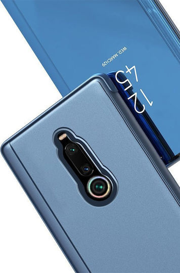 Hurtel Clear View Book Plastic Albastru (Redmi 8)