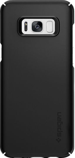 Spigen Thin Fit Back Cover Πλαστικό Μαύρο (Galaxy S8)