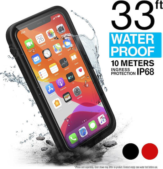Catalyst Калъф С Пълно Покритие (360°) Пластмаса 2мм Водоустойчив Stealth Черен (iPhone 11 Pro)