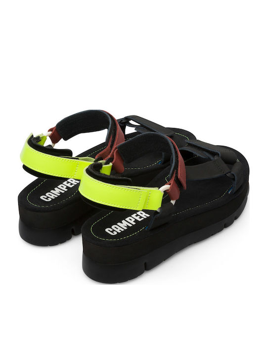 Oruga Up Δερμάτινα Γυναικεία Ανατομικά Σανδάλια Sporty Flatforms