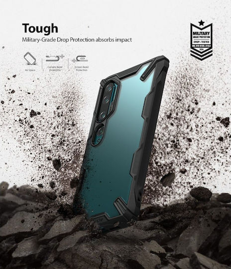 Ringke Fusion X Back Cover Silicone with Strap Black (Xiaomi Mi Note 10 / Mi Note 10 Pro)