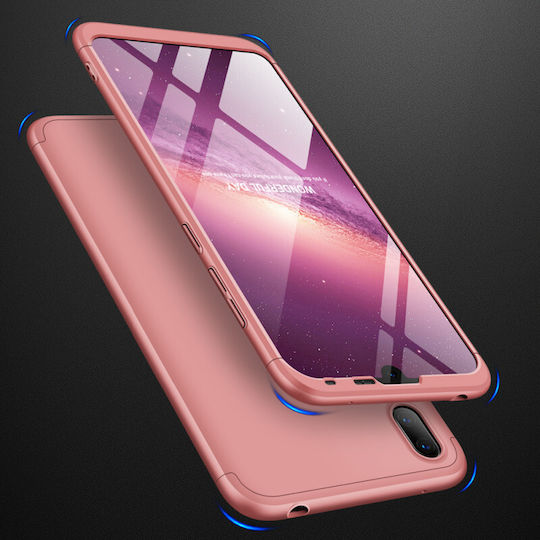 360 Full Cover Πλαστικό 0.3mm Ροζ Χρυσό (Huawei Y7 2019 / Y7 Prime 2019)