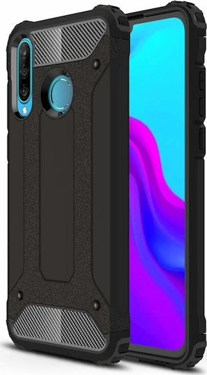 Hurtel Back Cover Plastic Durable Black (Huawei P30 Lite)