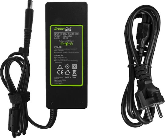 Green Cell Pro Φορτιστής Laptop 90W 19V 4.74A για Compaq με Αποσπώμενο Καλώδιο Τροφοδοσίας