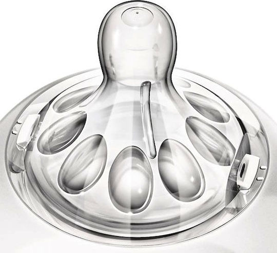Philips Plastic Baby Bottle Natural Anti-Colic with Silicone Teat for 0+ Months Transparent 125ml