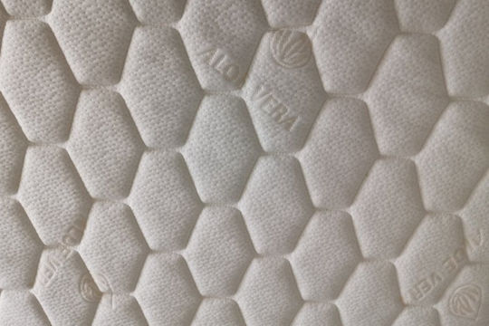 Strom Eco Mattress Topper Foam 5+ Aloe Vera Semi-Double Foam Infused with Aloe & Removable Cover 120x200x8cm