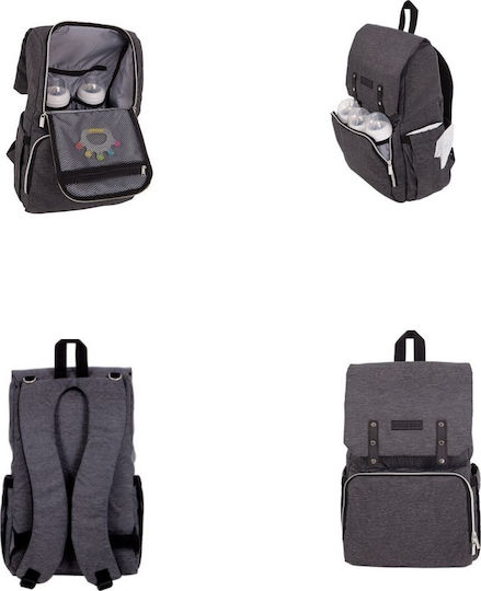 Kikka Boo Diaper Bag Caira Dark Grey 57cm.