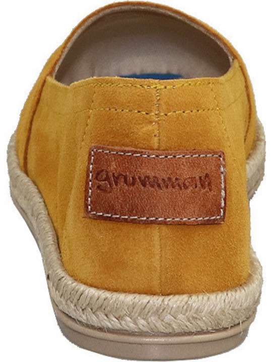 Women's Suede Espadrilles Yellow