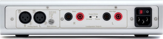 Lindemann Musicbook Power 1000 Τελικός Ενισχυτής Hi-Fi Stereo 500W/4Ω Ασημί