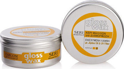 Farcom Seri Gloss Wax UV Filter & Jojoba Oil Extra Shine Mild Control 100ml