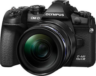 Olympus Spiegellose Kamera OM-D E-M1 Mark III Micro Four Thirds (4/3") Bausatz (ED 12-40mm F2.8 PRO)