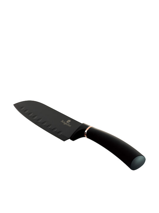 Berlinger Haus Black Rose Collection Μαχαίρι Santoku από Ανοξείδωτο Ατσάλι 17.5cm BH-2330