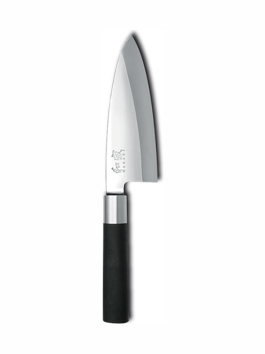 Kai Wasabi Black Messer Deba aus rostfreiem Stahl 15cm