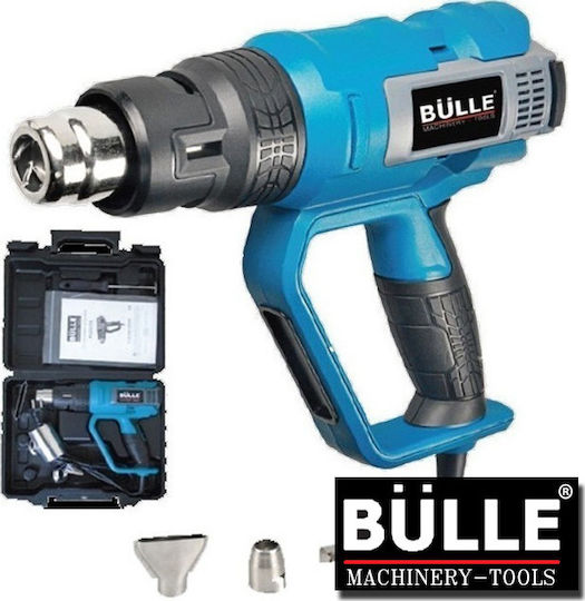 Bulle Πιστόλι Θερμού Αέρα 2000W με Ρύθμιση Θερμοκρασίας εως και 650°C