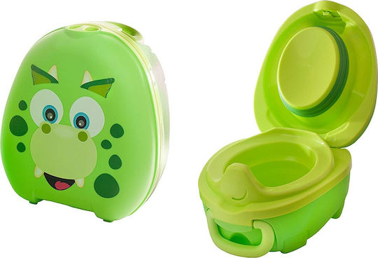 My Carry Potty Portable Potty Dino with Lid Green up to 50kg