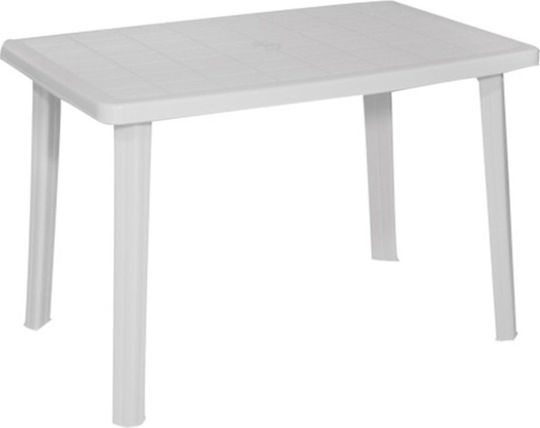 Plastic Masa pentru spații exterioare 903 Alb 105x70x72buc