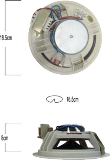 Bosch Ηχείο Οροφής (Τεμάχιο) Λευκό 1525451525935