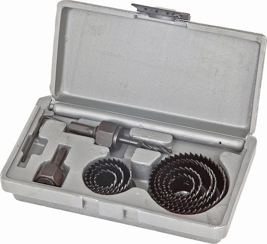 Raider Hole Saw Set with Diameter από 19mm έως 64mm for Wood and Plastic