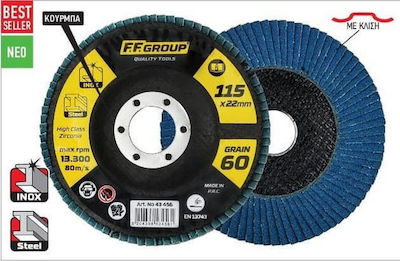 F.F. Group Grinding Disc Metal P36 115mm Set 1pcs