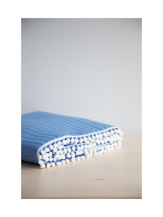 Nima Kinderdecken Einzeln Finesse Blau 160x240cm