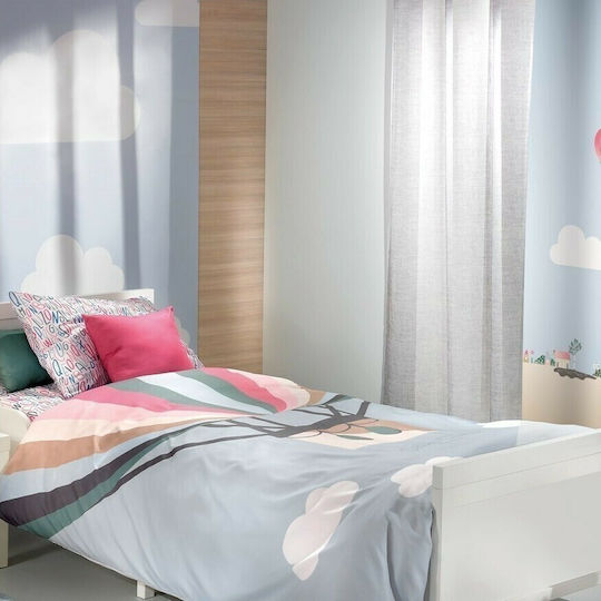 Saint Clair Balloons Kids Duvet Cover Single Cotton Blue 160x220cm