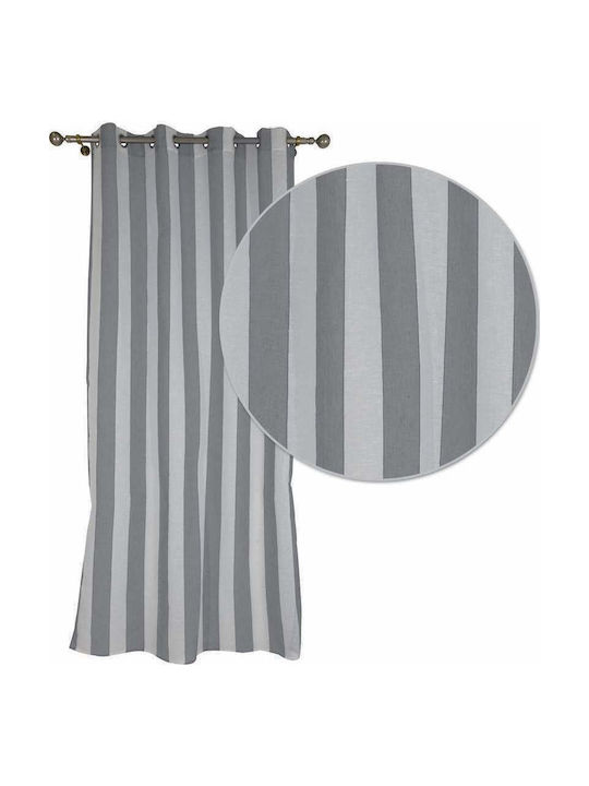 Das Home Curtain with Grommet 2155 Gray 300x280cm