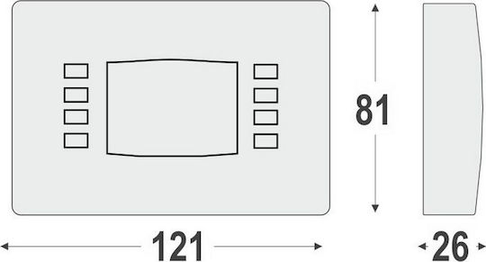 Olympia Electronics BS-851/KIT Ψηφιακός Θερμοστάτης Χώρου Smart με Wi-Fi