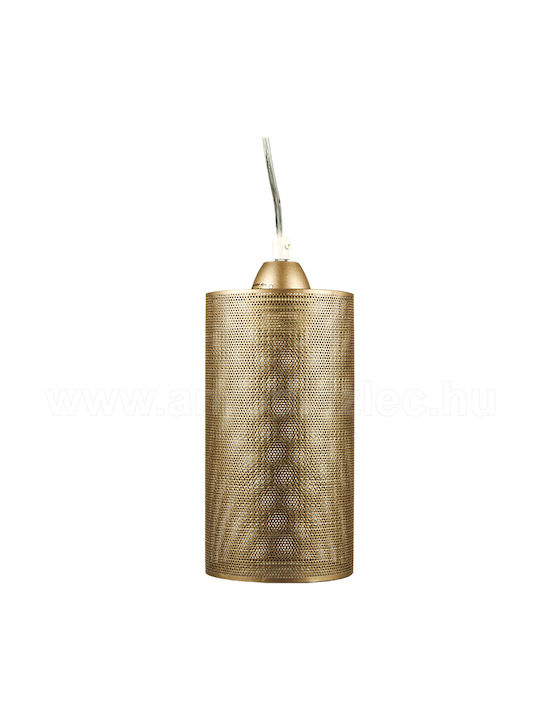 V-TAC Pendant Light Gold with Socket E27 22x125x22cm