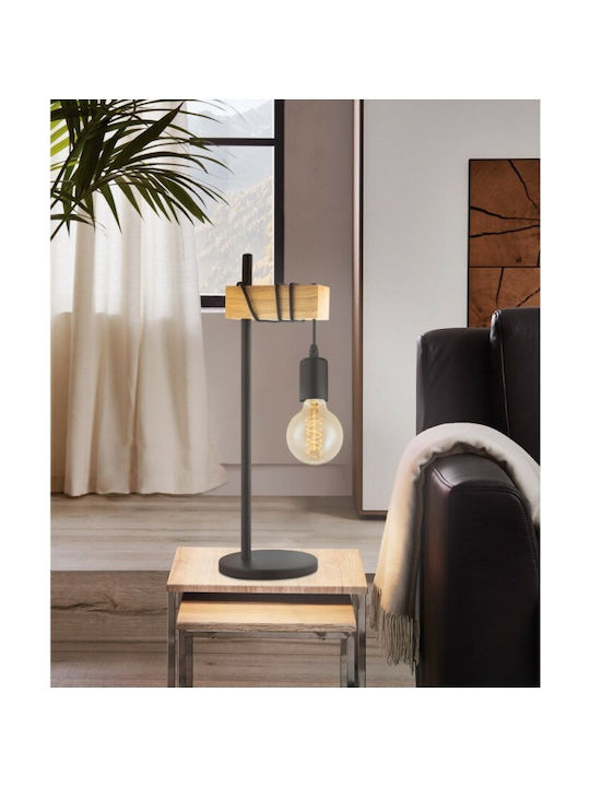 Eglo Townshend Decorative Lamp with Socket for Bulb E27 Black