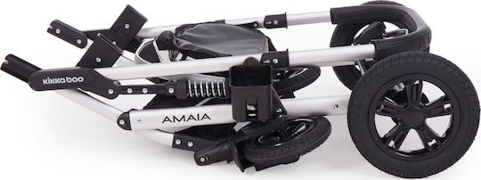 Kikka Boo Amaia 2 in 1 Ρυθμιζόμενο Καρότσι 2 σε 1 Kατάλληλο για Nεογέννητο Γκρι