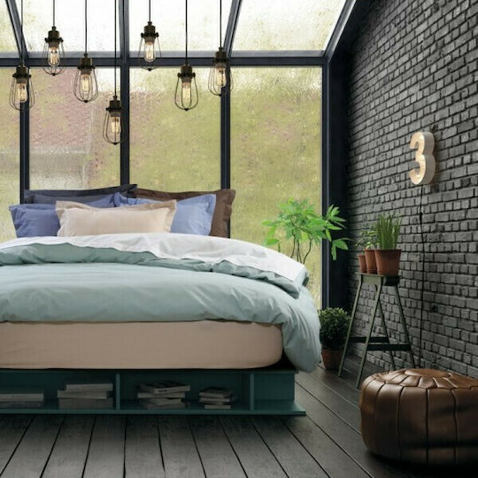Das Home 1015 Pillowcase Set Oxford Black 50x70cm.