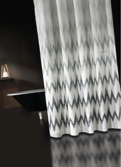 Guy Laroche Brooklyn Fabric Shower Curtain
