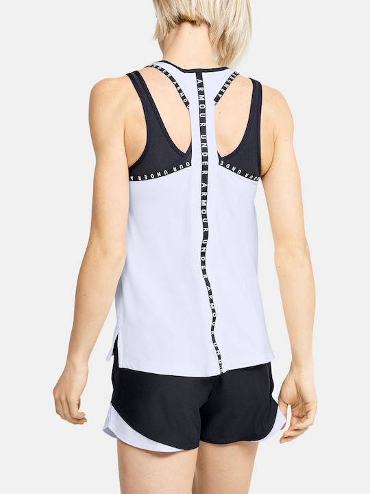 Knockout Women's Blouse Sleeveless White