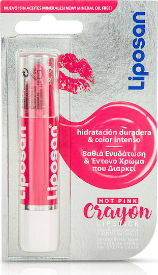 Liposan Crayon Lip Balm Hot Pink 3gr